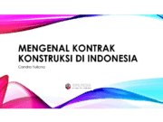 MENGENAL KONTRAK KONSTRUKSI DI INDONESIA-V.2