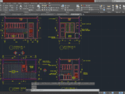 Denah dan Gambar CAD Arsitek Gambar Kerja Rumah Tinggal 2LT_DETAIL KITCHEN