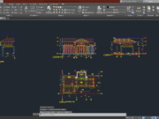 Denah dan Gambar CAD Arsitek Gambar Kerja Rumah Tinggal 2LT_DETAIL PARTIAL CARPORT