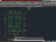 Denah dan Gambar CAD Arsitek Gambar Kerja Rumah Tinggal 2LT_DETAIL PENULANGAN BALOK AS