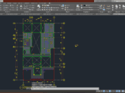 Denah dan Gambar CAD Arsitek Gambar Kerja Rumah Tinggal 2LT_DETAIL PENULANGAN PLAT LANTAI ATAS