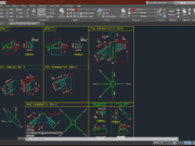 Denah dan Gambar CAD Arsitek Detail Atap_DETAIL TYPICAL KUDA-KUDA BAJA