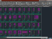 Denah dan Gambar CAD Arsitek Detail Pintu_Detail Kusen Pintu dan Jendela