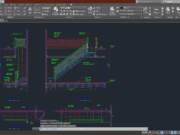 Denah dan Gambar CAD Arsitek Detail Tangga_Detail Tangga Service