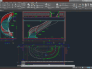 Denah dan Gambar CAD Arsitek Detail Tangga_Detail Tangga utama