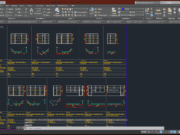 Denah dan Gambar CAD Arsitek Detail Pintu_Kusen Aluminium-10