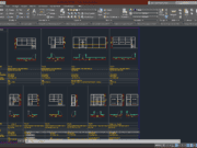 Denah dan Gambar CAD Arsitek Detail Pintu_Kusen Aluminium-4