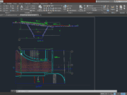 Denah dan Gambar CAD Arsitek Detail Ramp_Denah Ramp Potongan Lt dasar