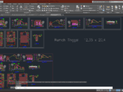 Denah dan Gambar CAD Arsitek Desain Rumah Tinggal_Perencanaan 1