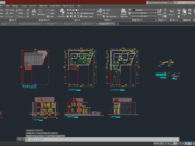 Denah dan Gambar CAD Arsitek Desain Rumah Tinggal_Perencanaan 2