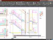 Denah dan Gambar CAD Arsitek Ruko A-22