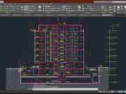 Denah dan Gambar CAD High Building Apartment_KSR-SJA-A200