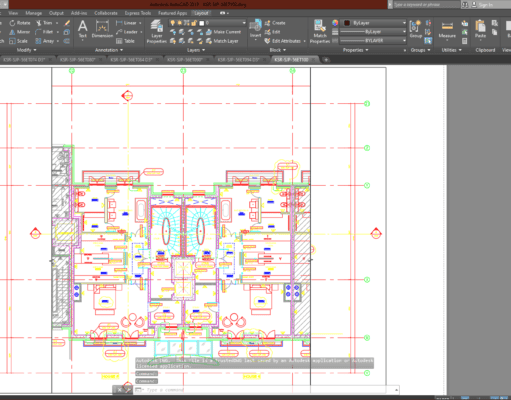 Denah dan Gambar CAD High Building Apartment_KSR-SJP-56ET100