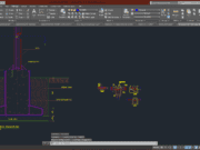 Denah dan Gambar CAD Arsitek SPBU_Konstruksi Grill Oil Cather & Menara Air