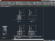 Denah dan Gambar CAD Arsitek Menara_Menara 3400