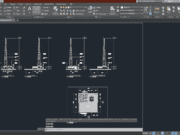 Denah dan Gambar CAD Arsitek Menara_Menara 3200-B