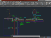 Denah dan Gambar CAD Arsitek SPBU_Pemasangan Pompa dan Pipa ke Tangki