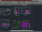 Denah dan Gambar CAD Arsitek Swiming Pool_Ruang genset Swiming Pool