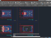 Denah dan Gambar CAD Arsitek Wisma 3 Lantai_denah keramik