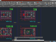 Denah dan Gambar CAD Arsitek Wisma 3 Lantai_denah kusen