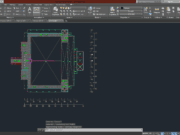 Denah dan Gambar CAD Arsitek Mesjid_pola lantai