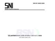 SNI IEC 60652:2009 – Uji Pembebanan pada Struktur Saluran Udara