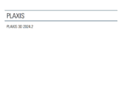 PLAXIS 3D 2024.2 3D.3 Materials Models Manual 3D