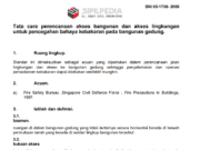 SNI 03-1735-2000 Tata Cara Perencanaan Akses Bangunan dan Akses Lingkungan untuk Pencegahan Bahaya Kebakaran pada Bangunan Gedung.