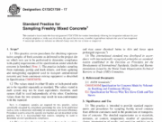 ASTM-C172/C172M-17 Standard Practice for Sampling Freshly Mixed Concrete