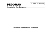 No.005-01/P/BM/2011 Pedoman Pemeriksaan Jembatan