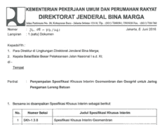 SPESIFIKASI KHUSUS INTERM – S.3.9 – GEOGRID UNTUK JARING PENGAMAN LERENG BATUAN