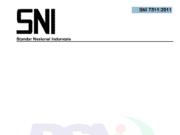 SNI-7511-2011 Tata Cara Pemasangan Pipa Transmisi Dan Pipa Distribusi Serta Bangunan Pelintas Pipa