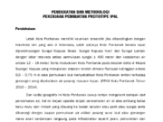 PENDEKATAN DAN METODOLOGI PEKERJAAN PEMBUATAN PROTOTIPE IPAL