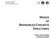 DESIGN OF REINFORCED CONCRETE STRUCTURES