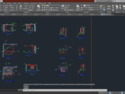 Denah dan Gambar CAD High Building Hotel_Pool A9-214
