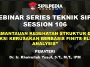 PEMANTAUAN KESEHATAN STRUKTUR DAN DETEKSI KERUSAKAN BERBASIS FINITE ELEMEN ANALYSIS