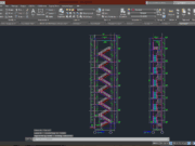 Denah dan Gambar CAD High Building Hotel_Stair detail