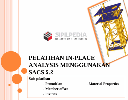 PELATIHAN IN-PLACE ANALYSIS MENGGUNAKAN SACS 5.2