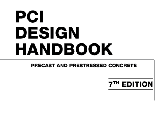 PCI DESIGN HANDBOOK PRECAST AND PRESTRESSED CONCRETE 7TH EDITION