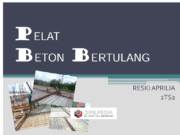 PELAT BETON BERTULANG