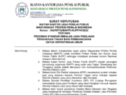 PEDOMAN STANDAR IMBALAN JASA PENILAIAN PENGADAAN TANAH BAGI PEMBANGUNAN UNTUK KEPENTINGAN UMUM