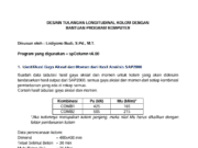DESAIN TULANGAN LONGITUDINAL KOLOM DENGAN PROGRAM spCOLUMN