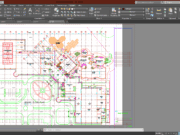 Denah dan Gambar CAD High Building Mall_A1102
