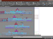 Denah dan Gambar CAD High Building Mall_A1201