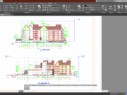 Denah dan Gambar CAD High Building Hotel_Tampak dan Potongan A2-002