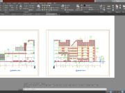 Denah dan Gambar CAD High Building Hotel_Tampak dan Potongan A2-105 & A2-106
