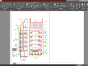 Denah dan Gambar CAD High Building Hotel_Tampak dan Potongan A3-204