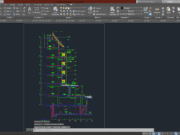 Denah dan Gambar CAD High Building Hotel_Tampak dan Potongan A3-207