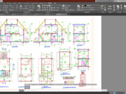 Denah dan Gambar CAD High Building Hotel_Type Kamar A3-317