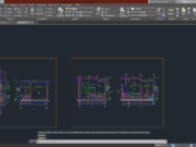 Denah dan Gambar CAD High Building Hotel_Toilet A6-106-107